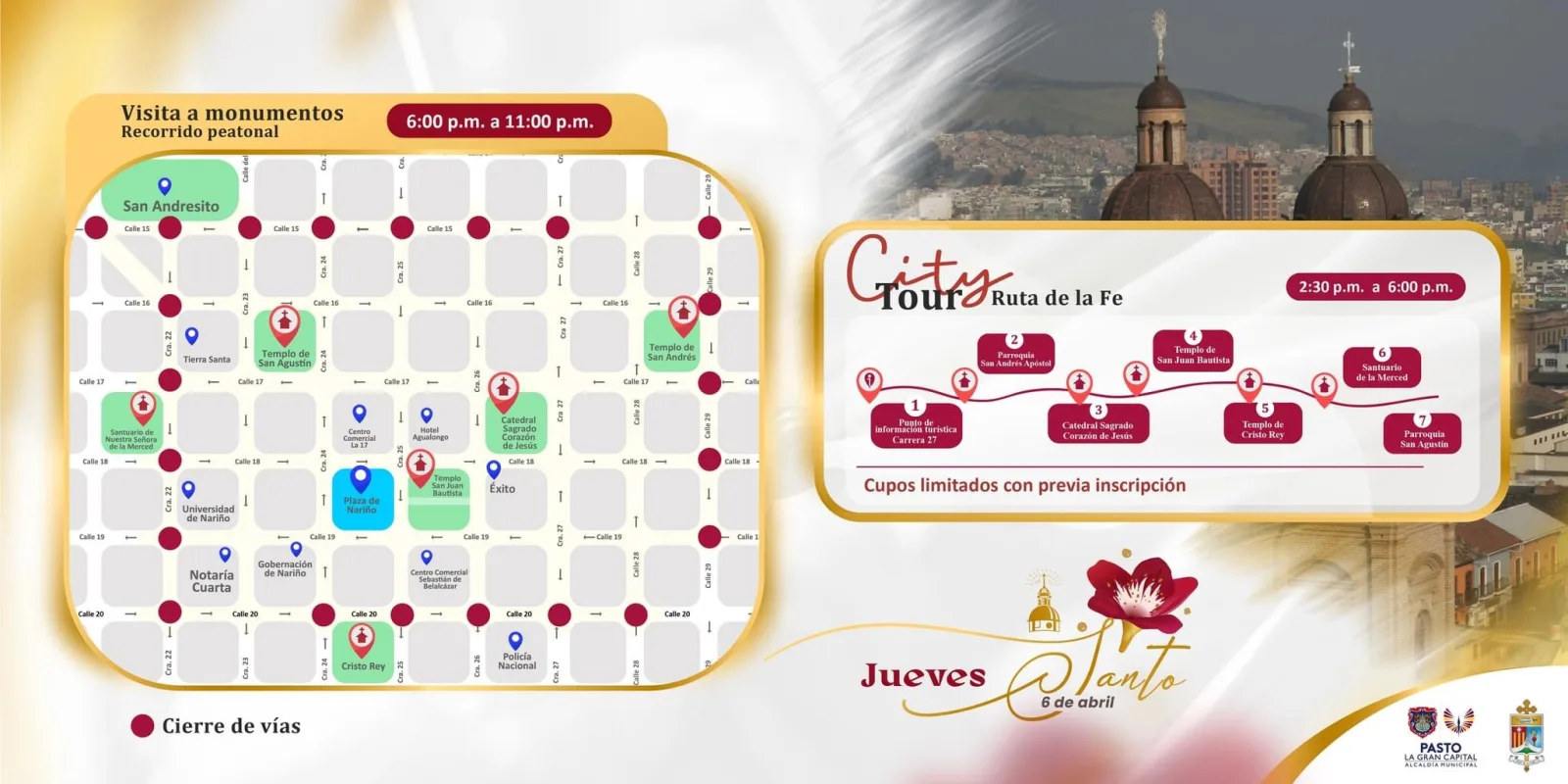 Peatonalización jueves santo