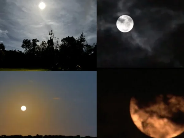 " La super Luna de Ciervo" El fenómeno lunar que se reflejo este lunes fue la mas grande y brillante del 2023
