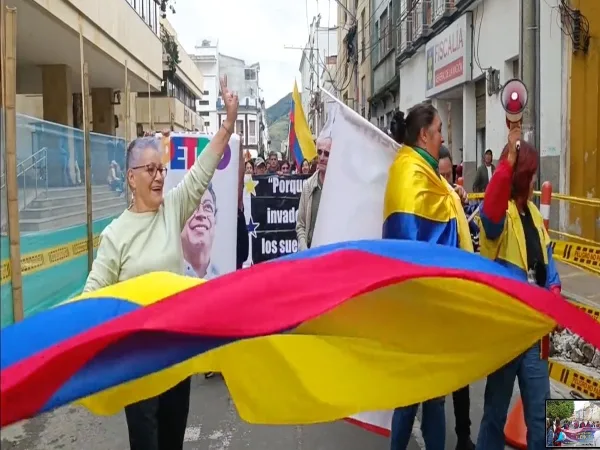 En Pasto y Nariño, también salieron a marchar apoyando al gobierno Petro y sus reformas