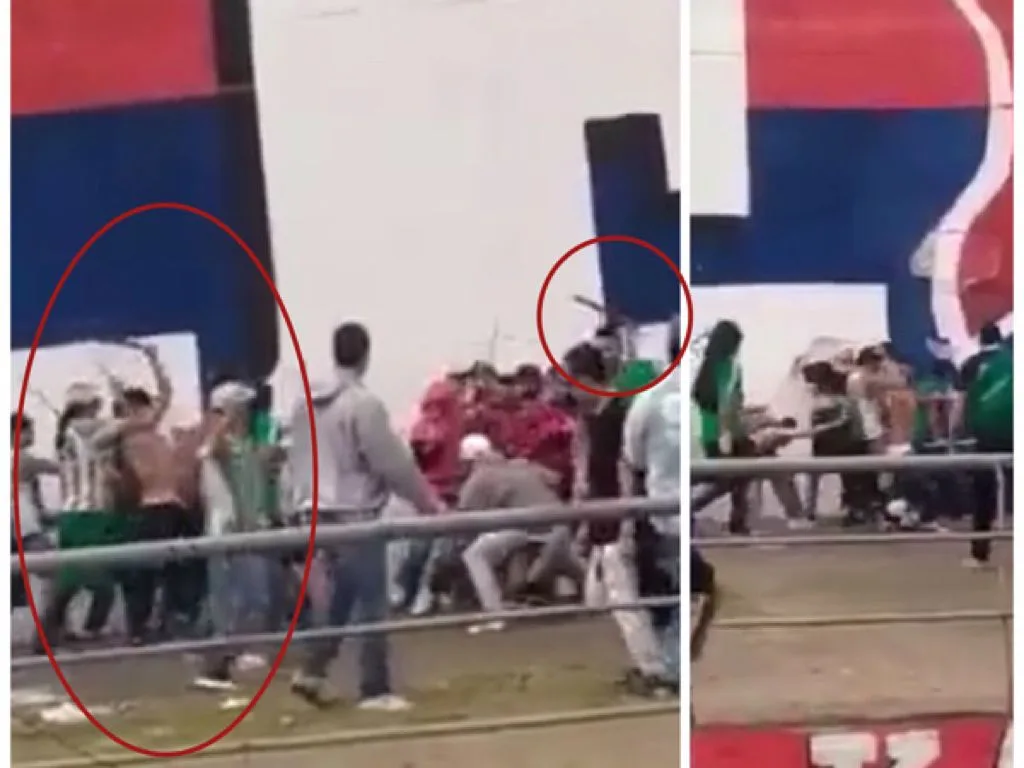 emboscaron con machetes hinchas Nacional