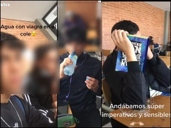 No los critiquen porque "leemos y nos informamos", dicen los jóvenes que se retan tomando viagra en sus colegios