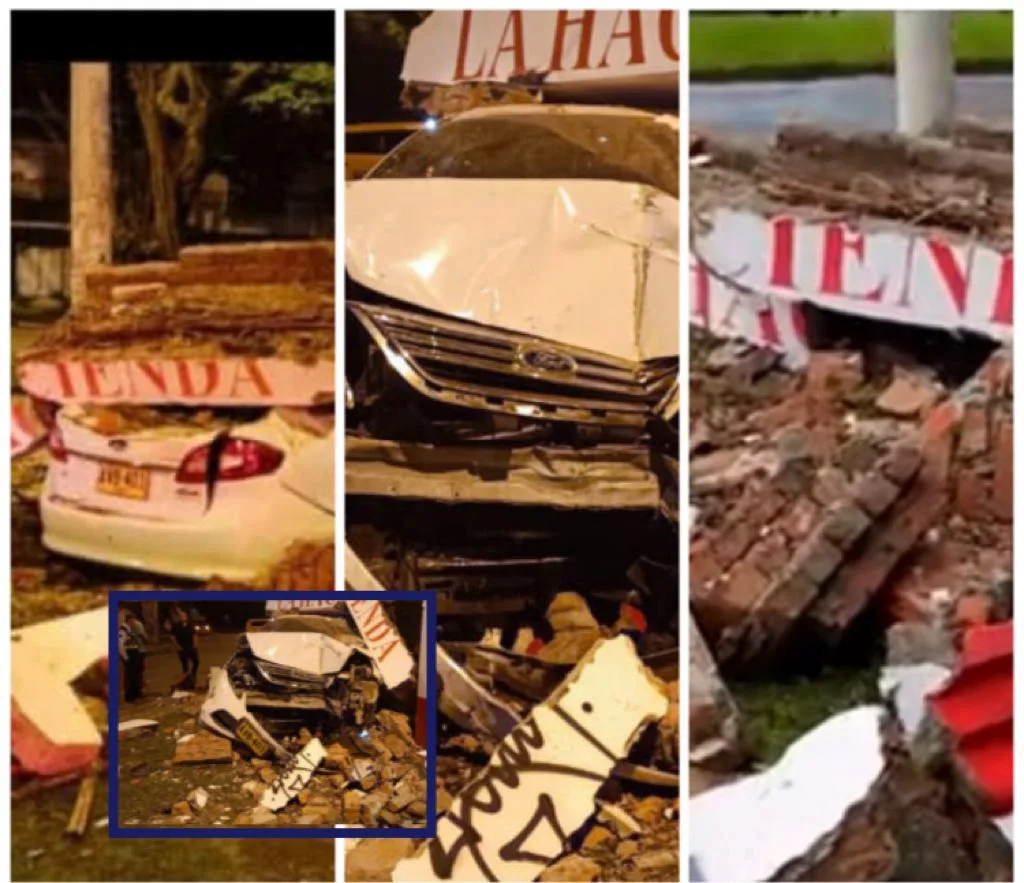 La Hacienda en Cali -accidente