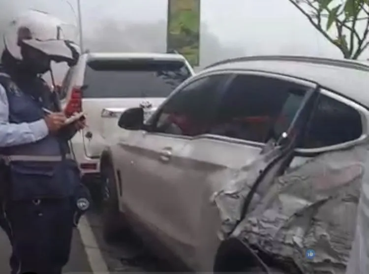 vía al mar Cali accidente Km 17