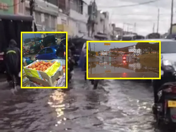 Este sábado en Santa Elena amaneció "todo inundado, se nos salió el caño", por el aguacero en Cali