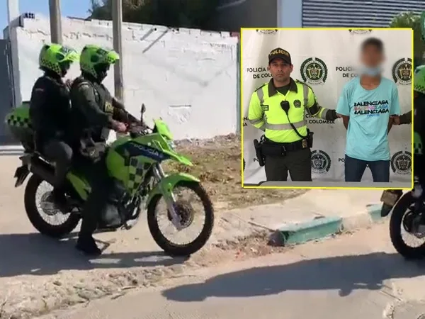 Agredió a su expareja con arma cortopunzante y minutos después lo capturaron en pleno centro de Barranquilla