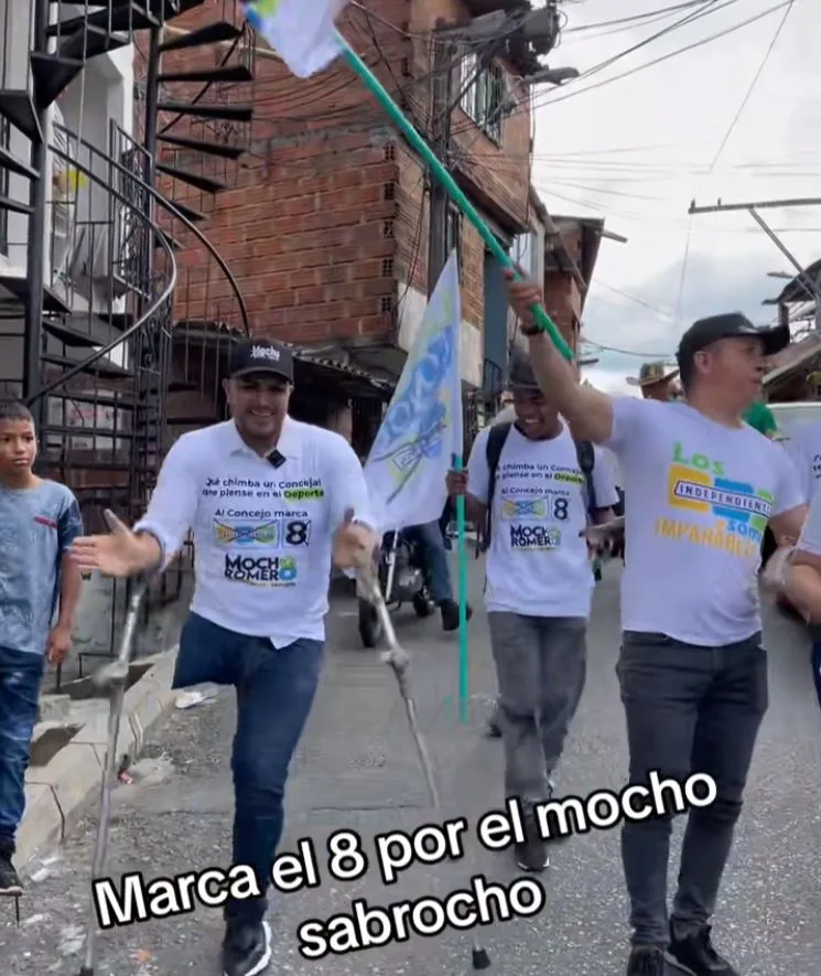 "Marca el 8 por el mocho", candidato al concejo que es sensación en redes sociales