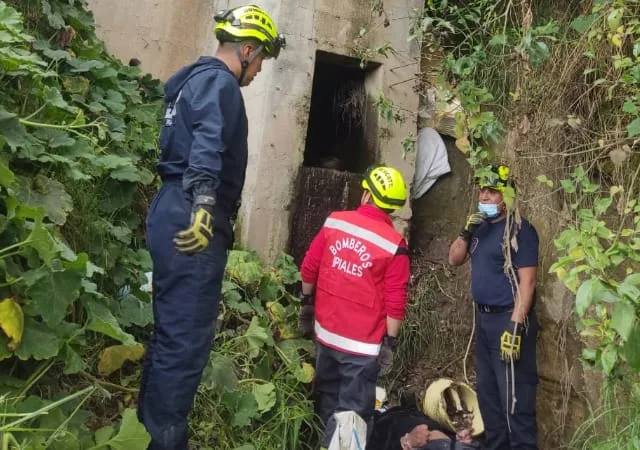 Hombre sobrevivió a dura caída entre peñascos en Ipiales, Nariño