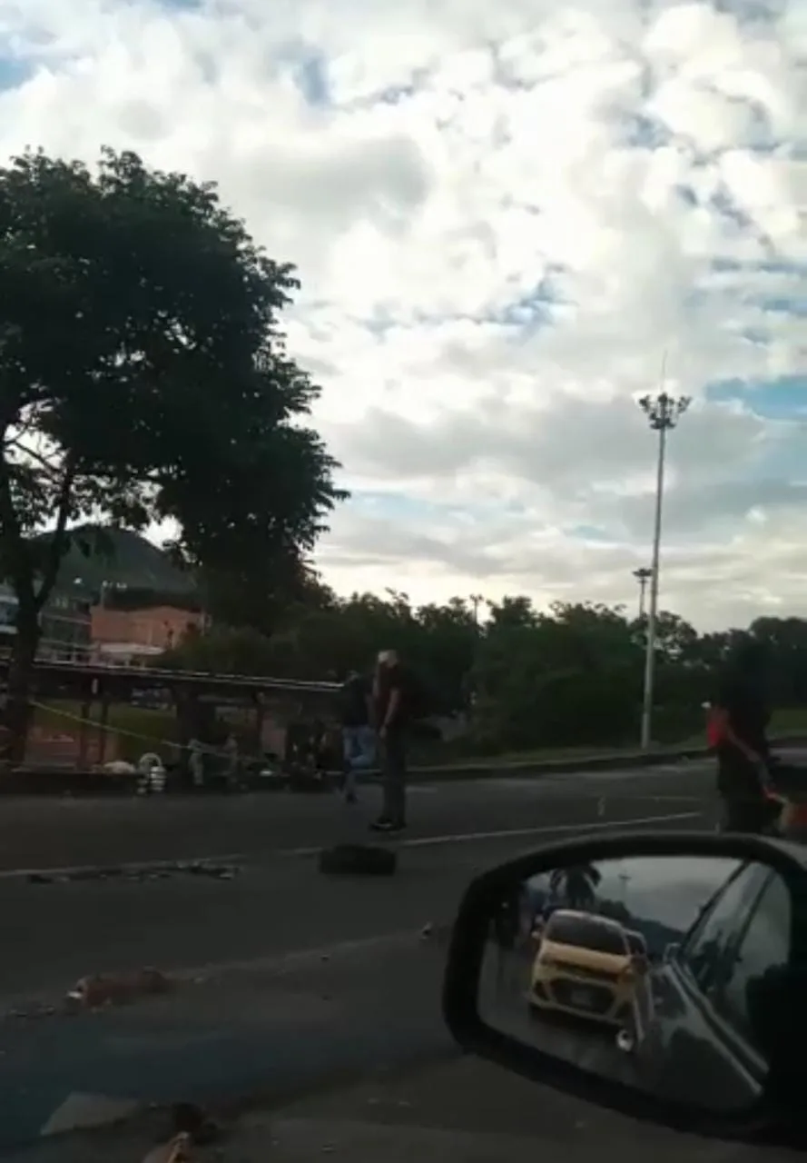 bloqueos en cali