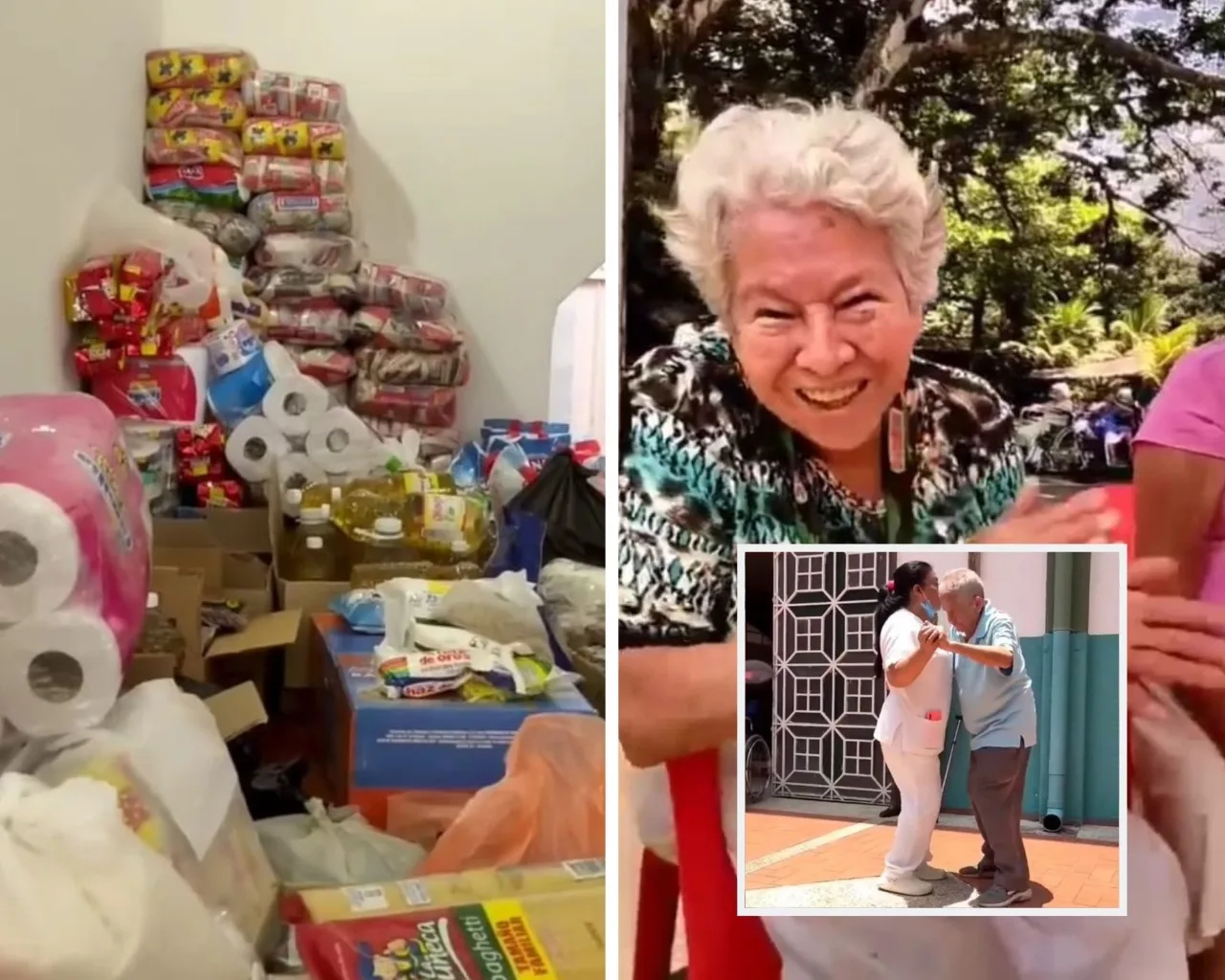 Con bailes y sonrisas avanza la donatón por San Miguel que ayudará a los adultos mayores del sur de Cali