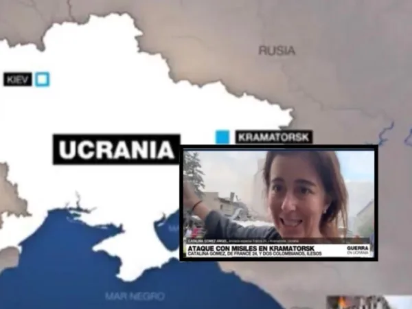 Catalina Gómez, la colombiana que sobrevivió a un bombardeo en Ucrania