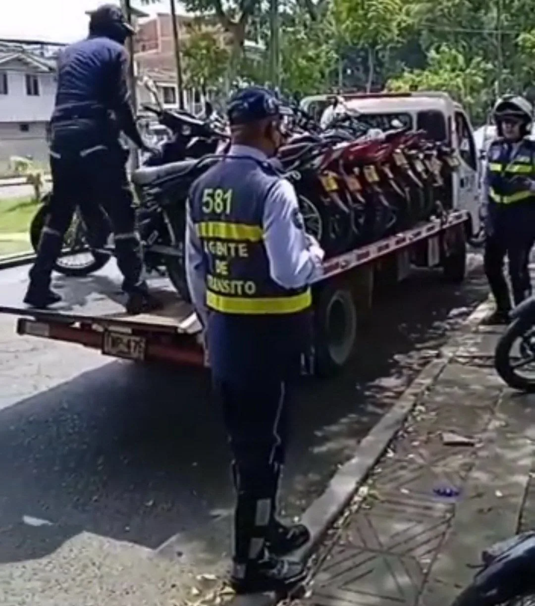 operativos transito en Cali