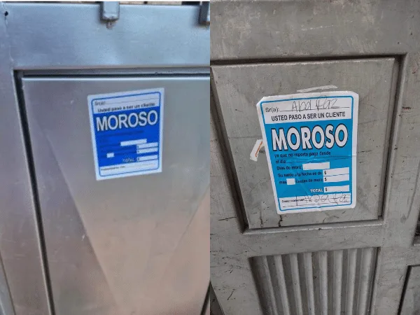 Nueva modalidad de cobro de 'gota a gota' a sus clientes en Pasto. Foto: Nariño Noticias