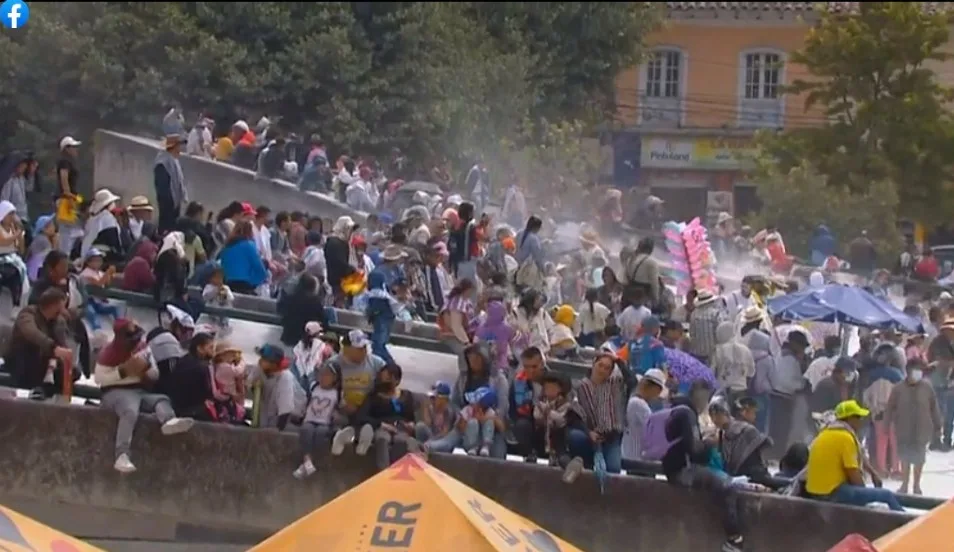 Castañeda en Pasto turistas en el carnaval