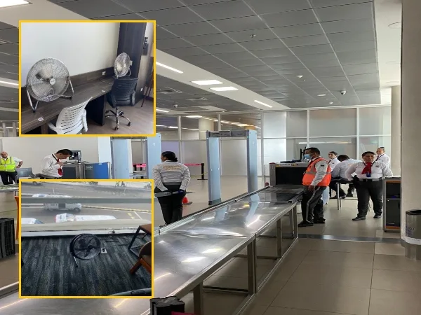 «Hagan algo con ese calor infernal»: Usuarios molestos con el servicio del aeropuerto en Santa Marta