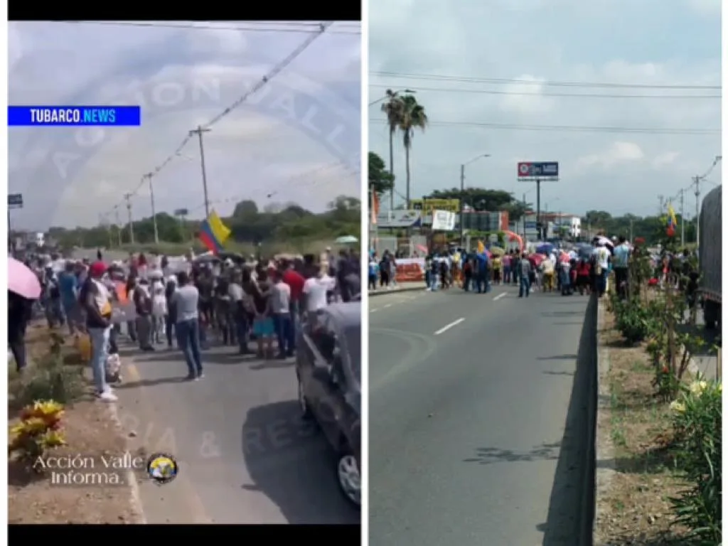 Aprovechando que está en Cali, le piden a Petro que atienda protesta en la vía Cali - Jamundí