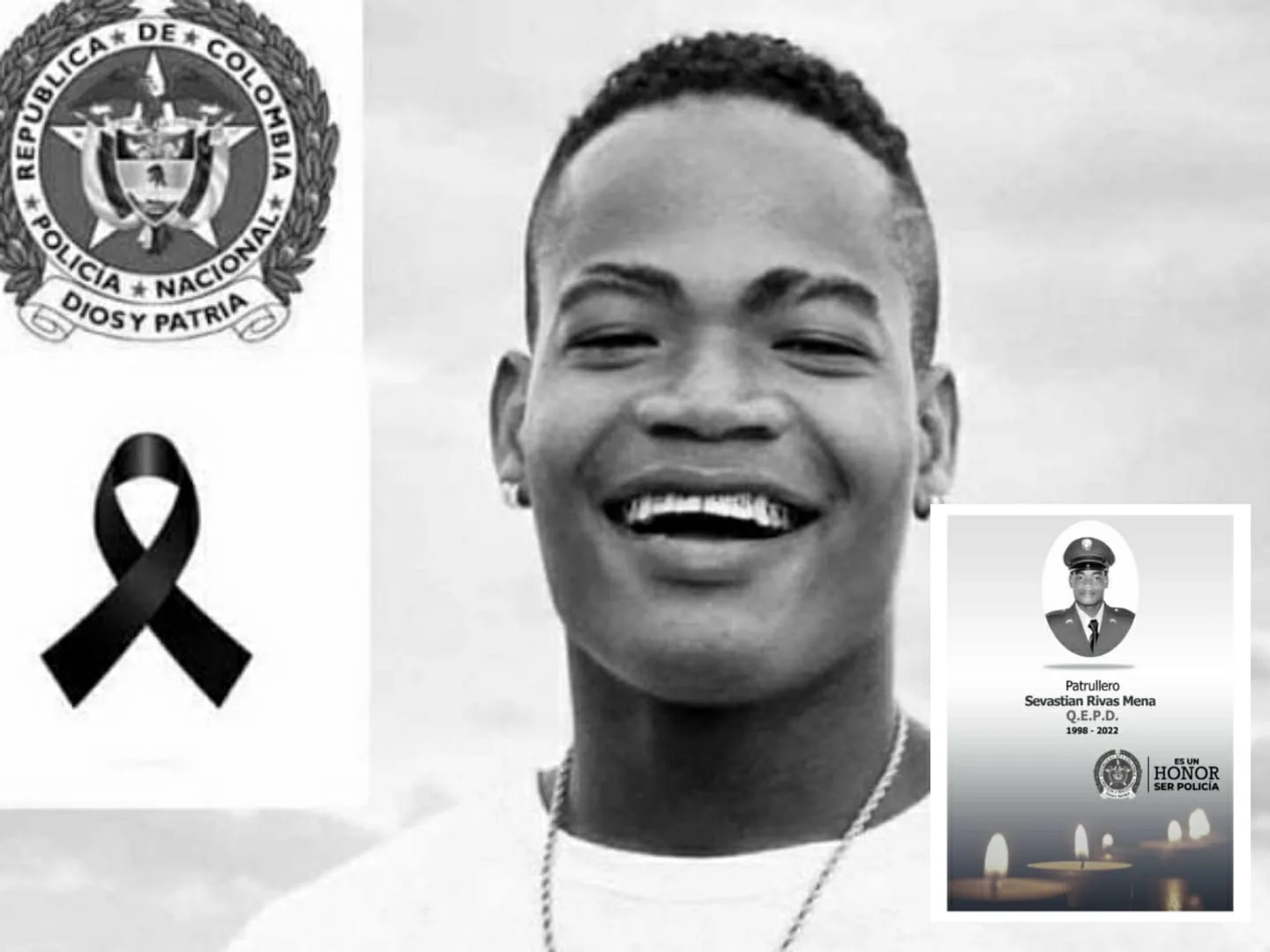 Una tragedia que no cesa: Sebastián era del Chocó, entró a la Policía por un mejor futuro y fue asesinado en Tumaco
