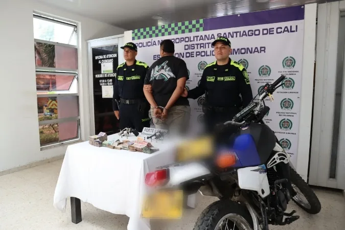 Policía frustra fleteo en el sur de Cali.