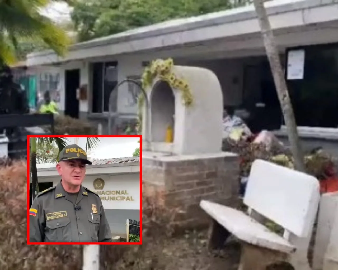 fuerte riña estación policial en Cali