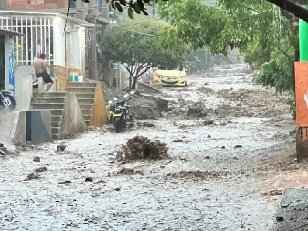 Inundaciones en Santa Marta.