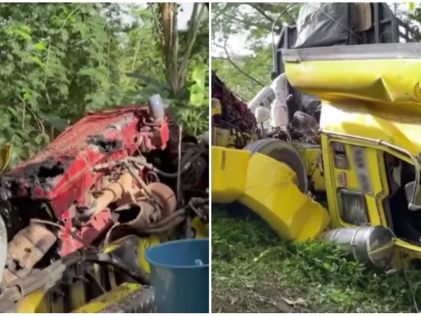 En una de las vías del departamento del Cesar se presentó un fuerte accidente