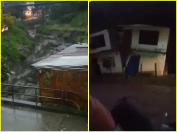 Fueron tres las viviendas que colapsaron por el incremento de quebrada en San Bernardo
