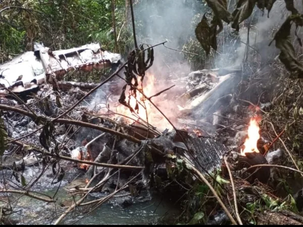 Accidente aéreo en Vaupés: cuatro personas murieron tras caída de avioneta ambulancia
