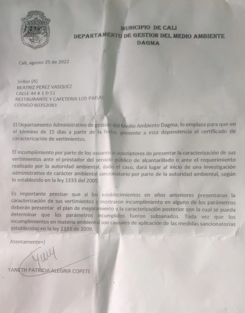 Falsifican al Dagma