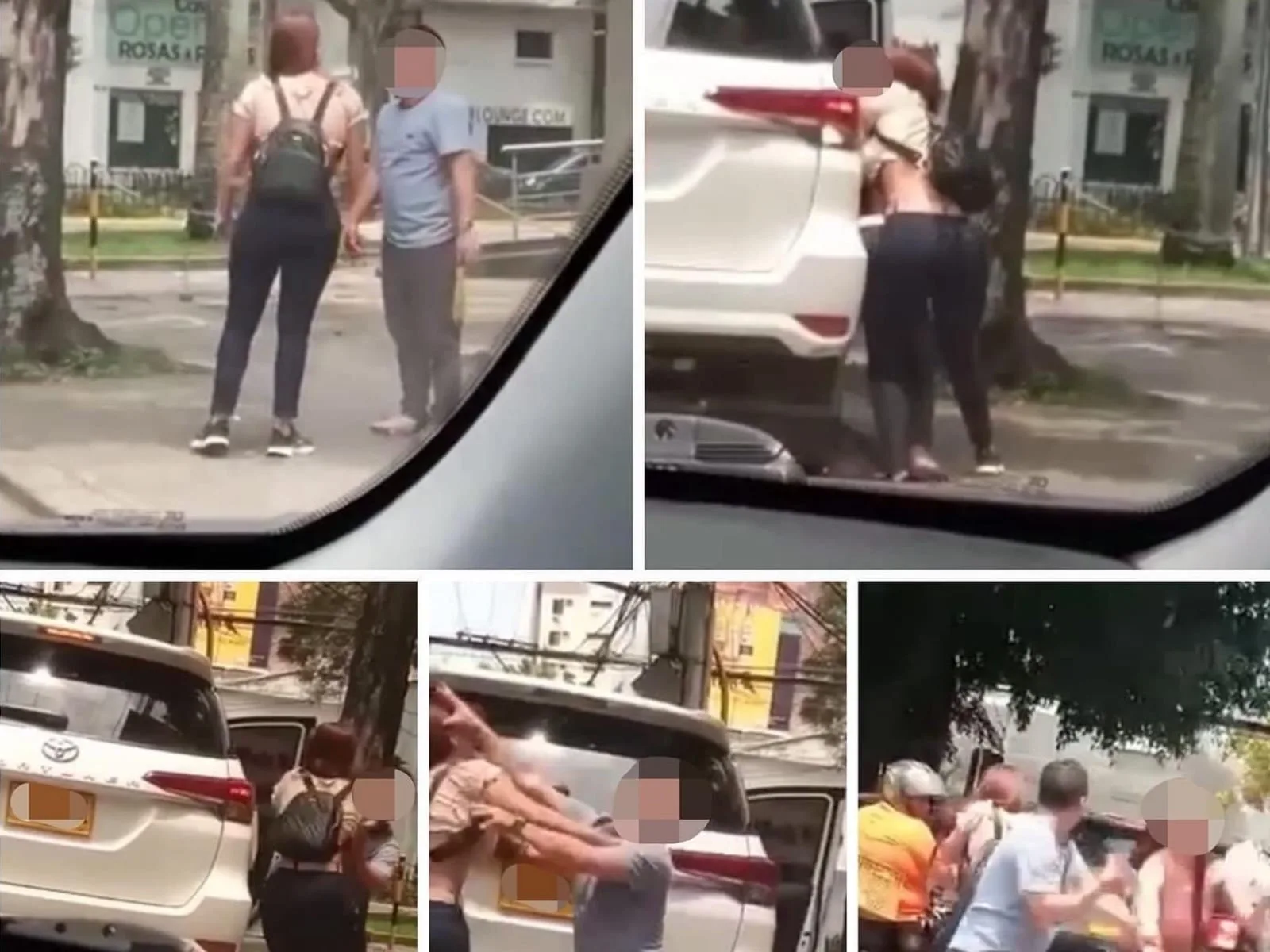 mujer Cali grababan golpes Avenida 6
