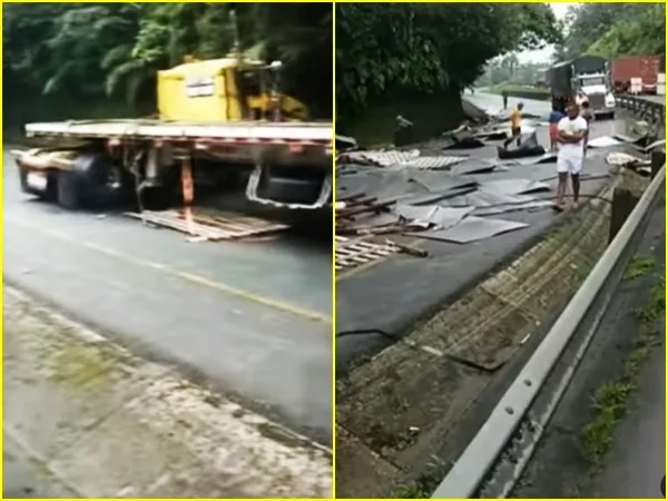 A pocas horas de dar apertura a la vía a Buenaventura otra vez está bloqueada por accidente de tránsito