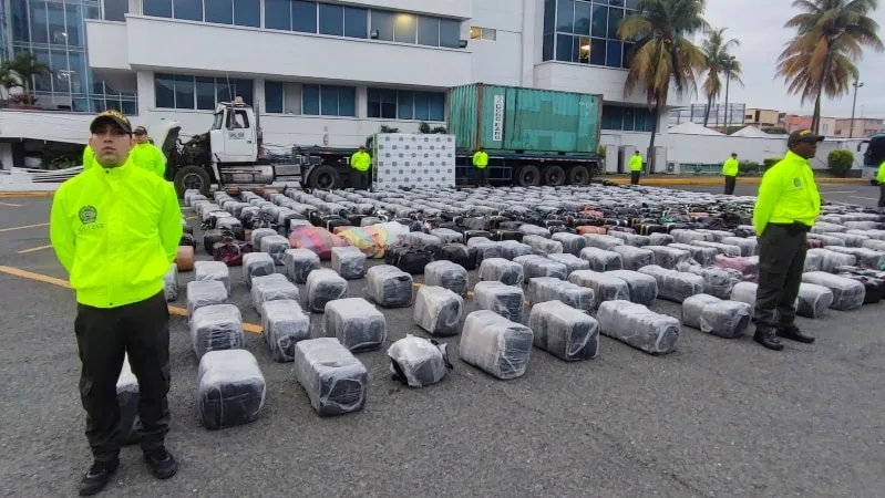 Golpe al narcotráfico en Cali: incautadas 5.6 toneladas de marihuana.