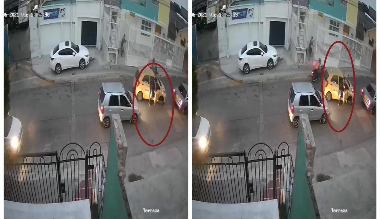 ladrones en Barranquilla víctima los persiguió