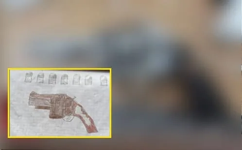 «Lo llevé para dibujarlo y colorearlo en clase»: Incautación de revólver calibre 38 en Garzón, Huila