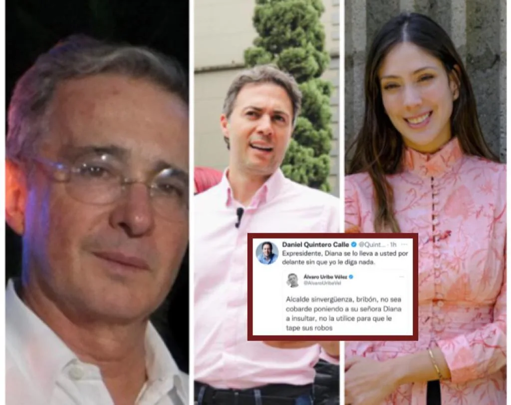"Quizás en tu casa a las mujeres les toca pedir permiso para opinar", pelea entre Diana Osorio, expresidente Uribe y el alcalde de Medellín