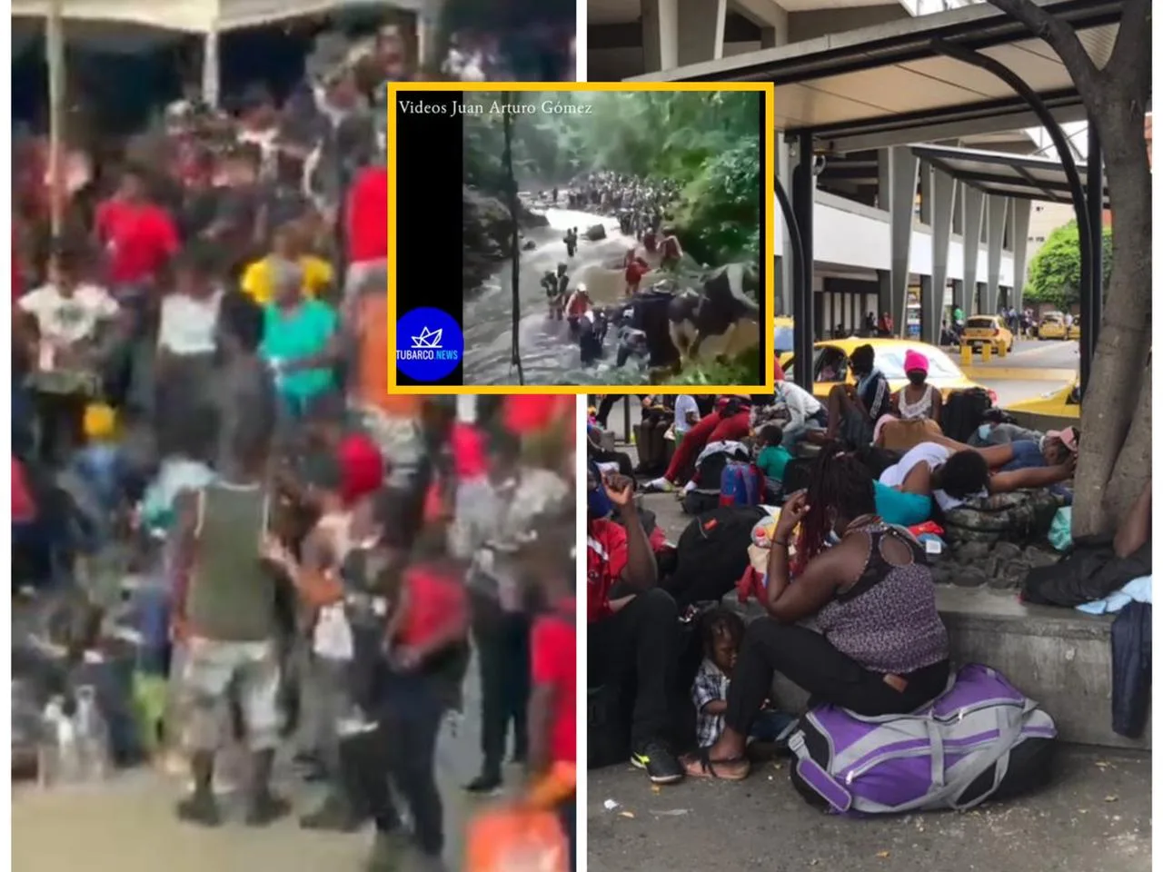 migrantes haitianos, cubanos y venezolanos.
