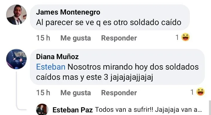 Soldado caido declaracion de amor Cesmag