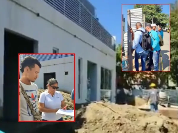 Santa Marta : Contratistas de la empresa Homeglass Protestan por Pagos Pendientes en Obra de Salud