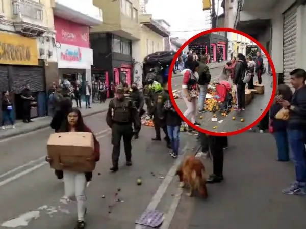 Entre llanto y zozobra Espacio Público 'levantó' 15 puestos de "venta informal" en el centro Pasto
