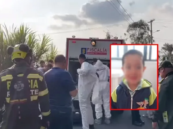 Escena donde fue encontrado el niño de 3 años de edad Jerónimo Angulo.