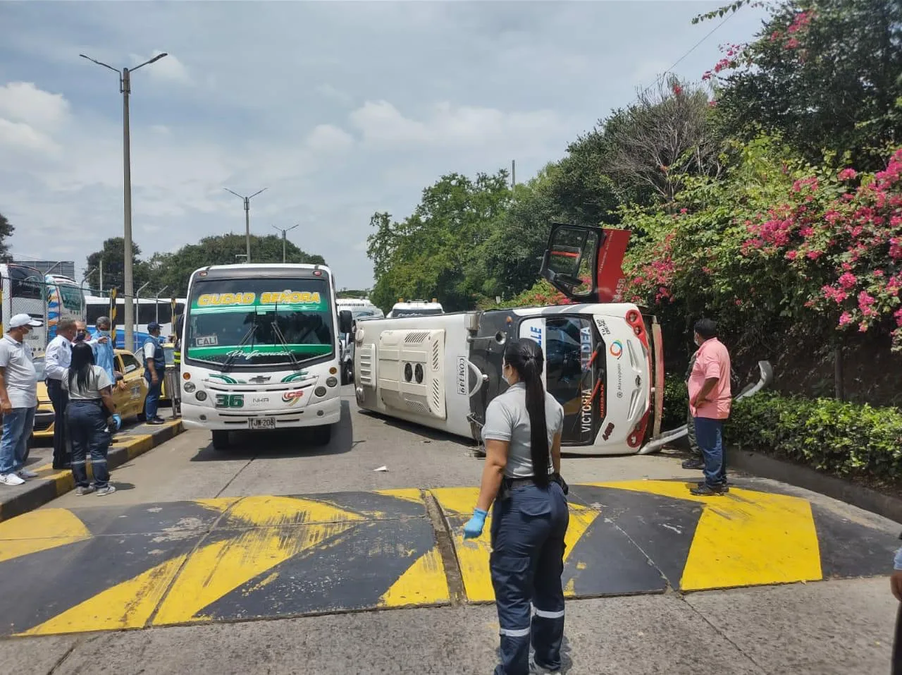 Terminal en Cali accidente