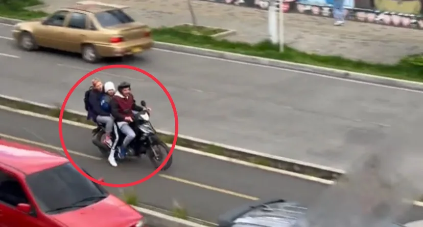 Imprudencia de motociclistas sobre la Carrera 27 Pasto