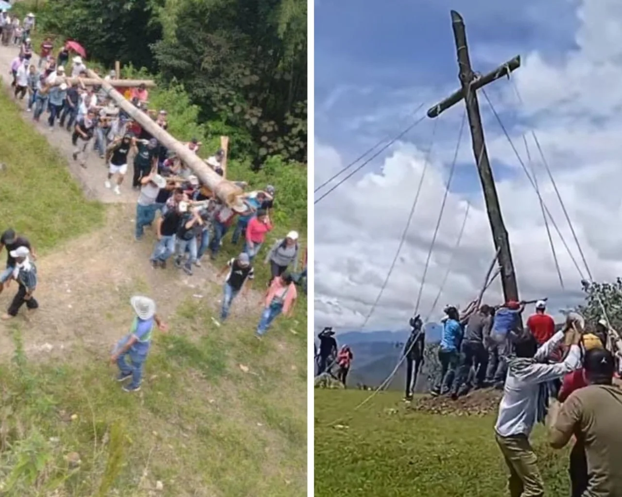 Taminango cruz Semana Santa