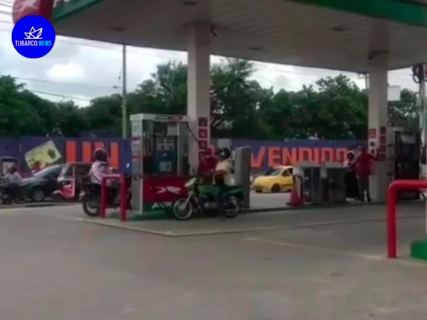 Desabastecimiento de gasolina en siete departamentos de la costa atlántica