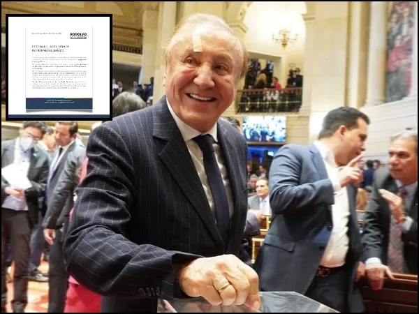 Ahora sí se fue Rodolfo Hernández se retiró oficialmente del Senado
