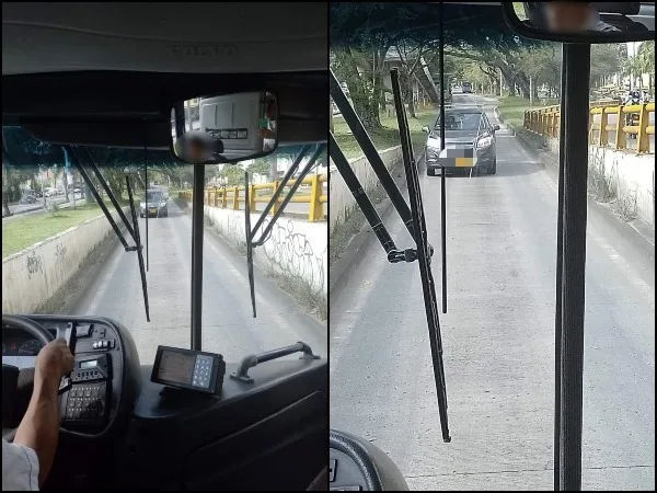 "Así o más desubicado": Iba en contravía y por el carril del MIO entre Capri - Caldas, “como Pedro por su casa”