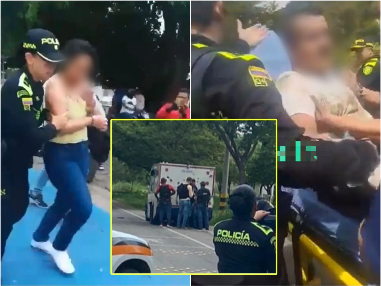 ¡Se entregaron los ladrones! del carro de valores en Valledupar, la policía los persiguió y rodeó