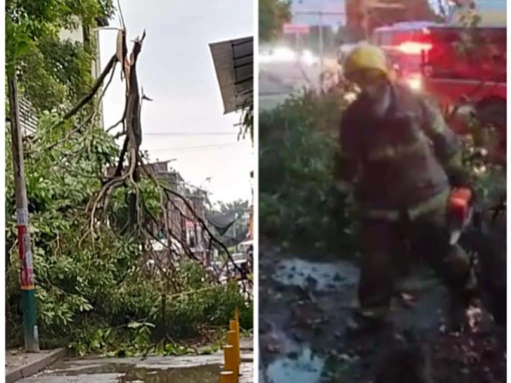 Aguacero en Cali emergencias