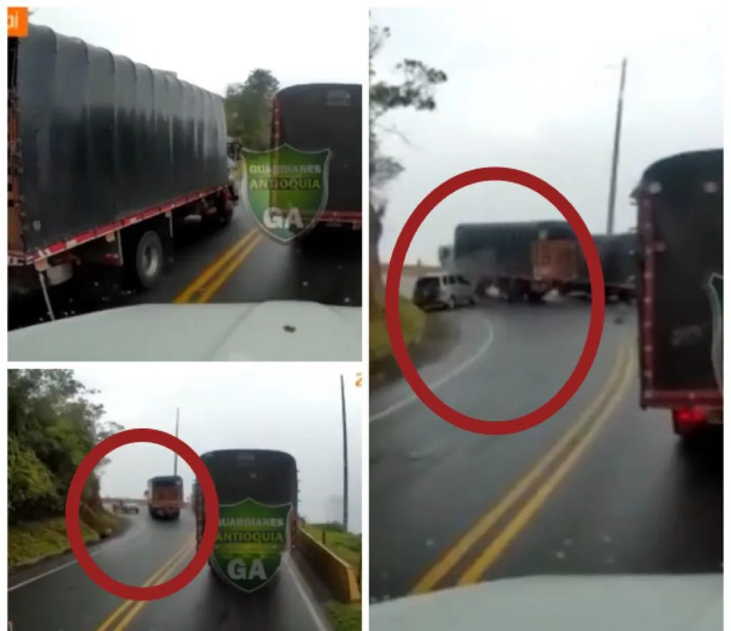 adelantó en curva en Alto de Matasano Barbosa