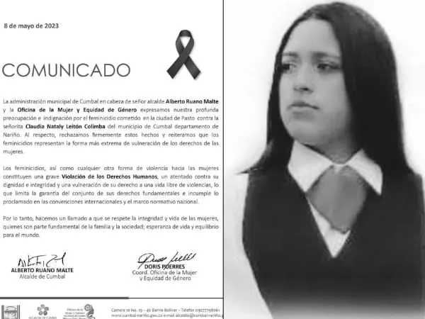 Nariño: murió en Pasto Claudia Colimba, comunera del Resguardo Indígena de Cumbal