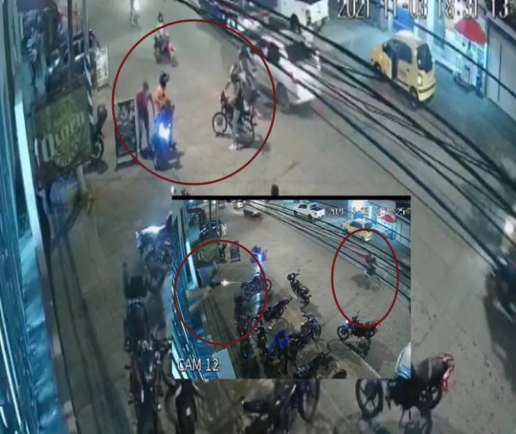 los sacaron a tiros a los ladrones en Cali