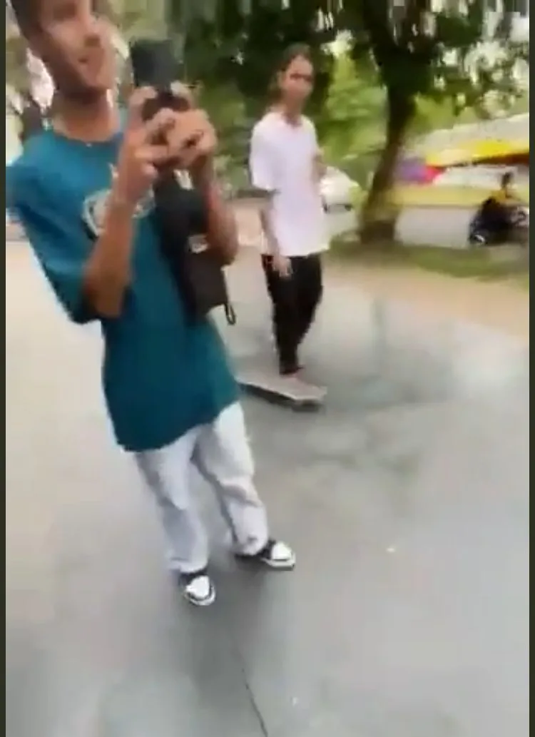 arma de fuego amenaza skaters en Cali